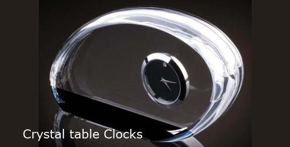 Office Cristal Desk Clock