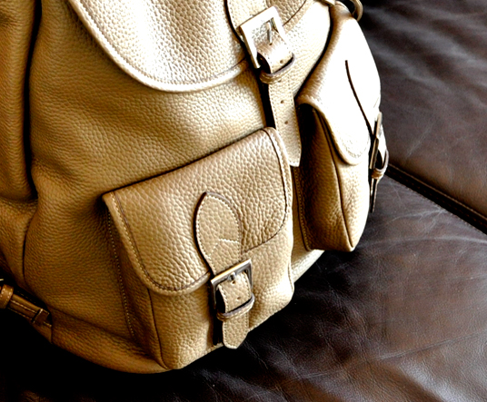 Leather Bagpack