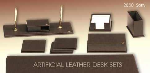 Handmade PU desksets
